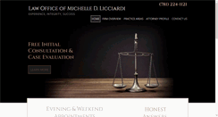 Desktop Screenshot of licciardilaw.com