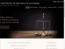 Tablet Screenshot of licciardilaw.com